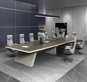 Factory Wholesale Solid Wood Conference Room <b>Table</b> Office Furniture Big Size Conference <b>Table</b> - Product Image 2