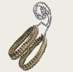<span class=keywords><strong>Scie</strong></span> à chaîne de poche de survie en plein air d'urgence avec poignée en paracorde, <span class=keywords><strong>scie</strong></span> à chaîne pliable, <span class=keywords><strong>scie</strong></span> à fil manuelle - Product Image 1
