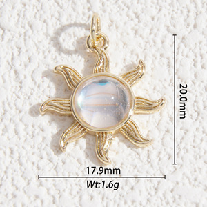 Crystal Pendant Charms Faceted Heart Shape Bezel Setting Single Hole DIY Jewelry Accessories Unisex Everyday Wear - Product Image 2