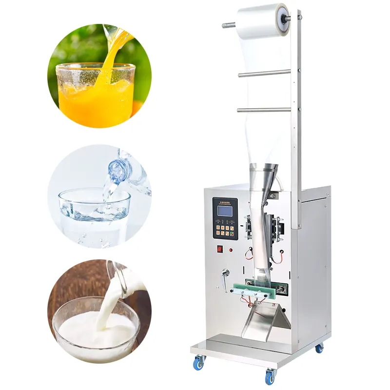 CE автоматическая пластиковая упаковочная машина в саше для жидкости, молочной воды, напитков, мундштуков, супов, небольших пакетов, упаковочная машина