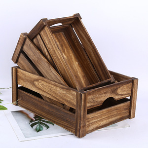 Cajas <span class=keywords><strong>de</strong></span> madera rústicas para verduras y frutas, cajas <span class=keywords><strong>de</strong></span> madera antiguas personalizadas a la venta - Product Image 1