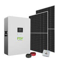 Onduleur tout-en-un 51.2V 15KWh LiFePO4 Lithium Stockage d'énergie domestique IP65 empilable CAN Communication