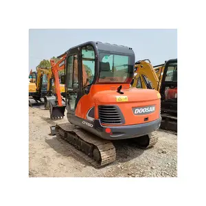 Nhập khẩu sử dụng doosan DX60 thủy lực bánh xích máy xúc 6 tấn Mini xây dựng Digger máy xúc để bán