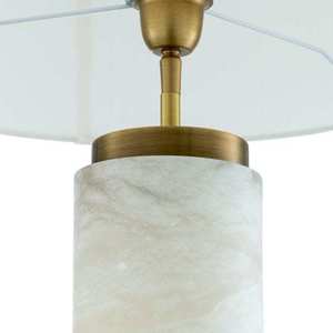 Lampe de table en marbre E27 LED 220V avec interrupteur pour la décoration du salon et de la chambre - Product Image 4