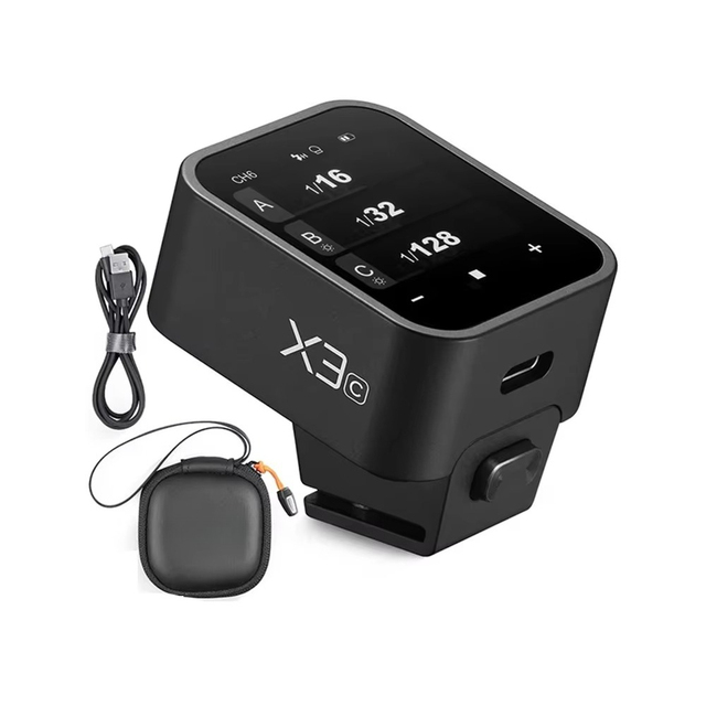 TTL HSS 2.4G Wireless Flash Trigger OLED Touch Screen Transmitter Quick Charge for Canon Nikon Sony Fujifilm