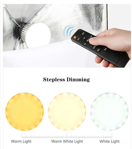 Precio de fábrica Venta caliente 50x70CM Softbox E27 Enchufe único 2M Soporte <span class=keywords><strong>5500K</strong></span> Bombillas Kit de luz de fotografía - Product Image 3