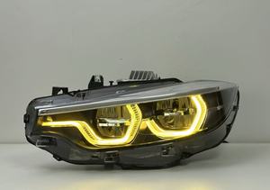 Ensemble de phares LED pour <span class=keywords><strong>BMW</strong></span> Série 4 F32 F33 F36 F80 F82 M3 M4, feux de jour à 3 couleurs, clignotants, feux de route et de croisement, jaune et blanc - Product Image 5
