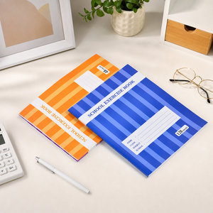 Cahier d'exercices scolaire personnalisé agrafé, lignage Seyès, couverture cartonnée, pour étudiants, fabrication en usine - Product Image 6