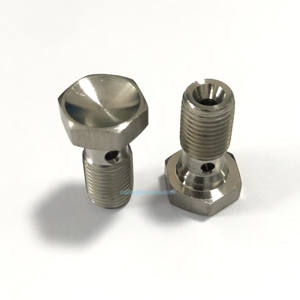 Rosca Métrica Universal de Acero Inoxidable M10x1.0, Tornillos Banjo Individuales, Adaptador de Conexión de Línea de Freno con Arandelas de Cobre de 10mm - Product Image 3