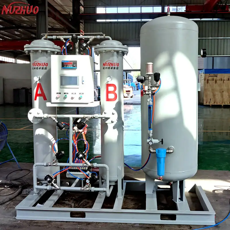 Capacità di produzione di azoto NUZHUO circa 50 m3/h e 80 m3/h impianto di produzione di azoto gassoso