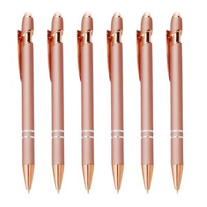 Bolígrafo de Pantalla Táctil Color Oro Rosa, Marcador Mágico, Bolígrafo de Metal Biselado con Doble Espiral para Teléfono Móvil y iPad - Product Image 4