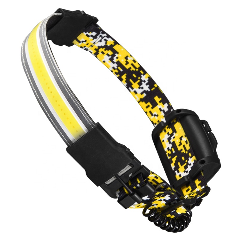 Уличный налобный фонарь, COB светодиодная полоса, Головной фонарь для бега, водонепроницаемый перезаряжаемый фонарь на лоб с USB для кемпинга