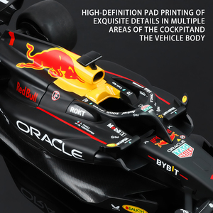 Réplica Estática de Lujo a <span class=keywords><strong>Escala</strong></span> <span class=keywords><strong>1</strong></span>:<span class=keywords><strong>18</strong></span> del Coche de Carreras <span class=keywords><strong>F1</strong></span> RB19 de Aleación, Modelo Fundido a Presión con Ruedas Libres para Coleccionistas - Product Image 4