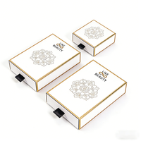 Boîte cadeau de luxe en papier imprimé personnalisée de haute qualité avec logo, impression 4 couleurs, vente en gros, pour bijoux