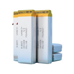 저렴한 가격 공장 851750 리포 배터리 셀 충전식 800mAh 리튬 폴리머 배터리 (애견 훈련기, 전자책, 캠핑 라이트용) - Product Image 5