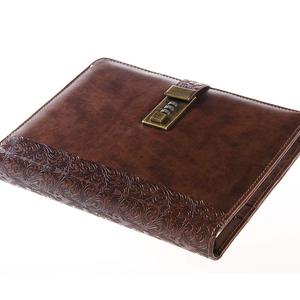 Personnalisé A5 Journal Journal <span class=keywords><strong>De</strong></span> Serrure <span class=keywords><strong>À</strong></span> Combinaison Numérique En Cuir Cahier <span class=keywords><strong>À</strong></span> Spirale - Product Image 2