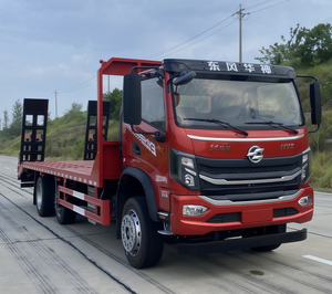 <span class=keywords><strong>Camion</strong></span> plateau Dongfeng 245HP/270HP 6x2 Euro 6, transporteur hydraulique de 18-25 tonnes pour engins de construction - Product Image 1