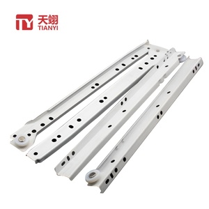Rieles telescópicos de acero laminado en frío de alta resistencia con cierre suave a bajo precio para cajones de cocina, dormitorio y uso exterior - Product Image 1