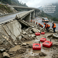 Capteur d'inclinaison pour surveillance de viaducs et autoroutes après tremblement de terre, 001 Deg, IP66, fixation magnétique, alerte sonore et lumineuse, alerte précoce et en temps réel