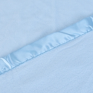Mantas de poliéster de punto supersuaves y lavables, forro Polar liso de satén, para bebés - Product Image 3