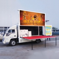 Camion publicitaire Led commercial Camions de panneaux d'affichage mobiles TV Camion de remorque de panneaux d'affichage mobile Affichage à LED pour l'extérieur