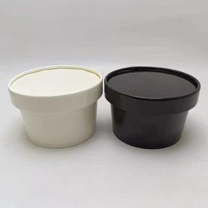 Custom Ice Cream <b>Cup</b> 2oz 4oz 6oz 8oz 12oz Big Small Frozen Yogurt <b>Cup</b> Gelato Bowls 1oz-32oz <b>Disposable</b> Paper <b>Cup</b> with Paper Lid - Product Image 4