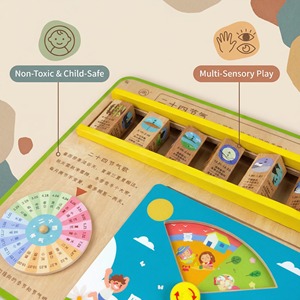 Gioco Educativo da Parete in Legno Montessori STEM con Temi Solari - Apprendimento Interattivo e Cultura Tradizionale per Bambini, Sicuro e Non Tossico, Età 2-13 - Product Image 2