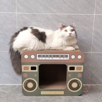 Chat jouet maison chat griffe conseil nid meulage griffe artefact papier ondulé et bois