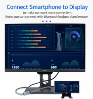 Adaptateur ULT-unite USB 3.1 Type-C vers Mini DP 4K 60Hz avec connecteurs plaqués or et blindage combiné pour connecter un MacBook à un écran