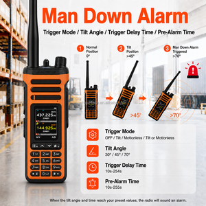 <span class=keywords><strong>Radio</strong></span> Ricetrasmittente SW-9 Dual Band 10W ad Alta Potenza con Ricevitore Full Band SI4732, Programmazione Wireless e Allarme Man Down - Product Image 2