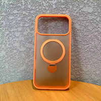 Coque de téléphone anti-chute en TPU+PC épais avec anneau magnétique arrière pour iPhone 17 Pro Max 16 Pro 15/14/13, étanche et antichoc