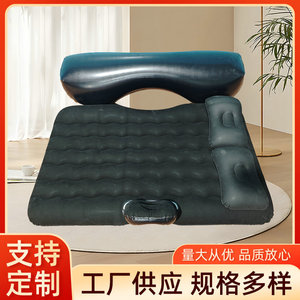 Colchón inflable para coche, material flocado, para sedanes y SUV, para descansar en el coche, color azul, capacidad de carga de 1000 kg - Product Image 5