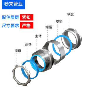 Conectores de tubería de acero inoxidable Ml de 8 mm con rosca, flexibles, para tubos de fuelle - Product Image 5