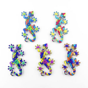 Aimants de réfrigérateur en résine personnalisés en gros, motifs animaux mignons : Gecko, Lézard, Caméléon, Grenouille - Product Image 3