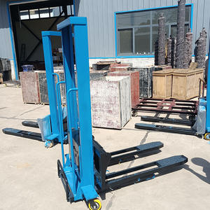Hecho en <span class=keywords><strong>China</strong></span>, elevación de 1000kg, 1,6 M, carretilla elevadora semieléctrica de carga automática, apilador portátil - Product Image 4
