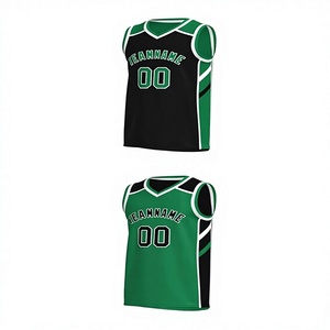Uniformes de Baloncesto Personalizados 100% Poliéster, Conjuntos de Camisetas de Baloncesto para Adultos, Diseño de Equipo con Impresión por Transferencia de Calor en la Parte Delantera - Product Image 2