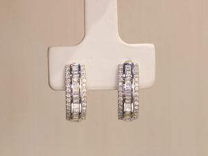 Xinfly 18K Gold Jewelry Wholesale Custom Engraved Hoop Earrings Bulk Order with Free Gift <b>Box</b> MOQ 2 Pairs - Product Image 2
