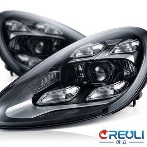 Nouveaux phares LED <span class=keywords><strong>de</strong></span> style matriciel <span class=keywords><strong>2023</strong></span> pour voitures 12V, pièces automobiles pour 958.1 958.2 2011-2018, mise à niveau des phares - Product Image 2