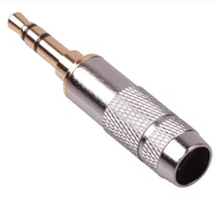 Prise audio filetée TRS 3,5 mm, prise casque 1/8 pouce, connecteur jack 3 pôles stéréo mâle 3,5 pour câble de 6 mm