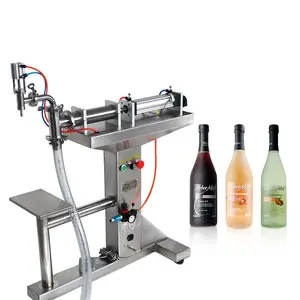 High Quality Small Semi-auto Floor-standing Glass Bottle Honey Juice Chili Sauce Filling Machine With Factory Price