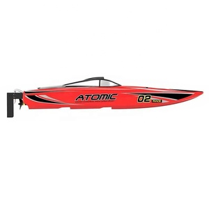 792-4 <span class=keywords><strong>Barco</strong></span> de <span class=keywords><strong>Control</strong></span> <span class=keywords><strong>remoto</strong></span> de carreras de Lago de alta velocidad Super RC <span class=keywords><strong>barco</strong></span> juguetes 2,4 GHz atómico 40mph plástico eléctrico intermedio 4 canales - Product Image 5
