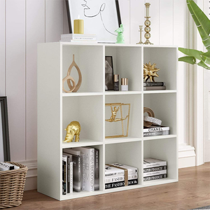 Customizable Wooden Storage Bookcase Floor-Standing <b>Open</b> Shelving Unit Multifunctional Ideal for Home School and Office - Product Image 3