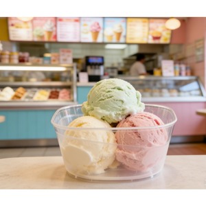 Elegant Transparent PS Wave Snack Bowl 130ml Creative Plastic Serving Dish for Sauce and Dessert Tasting - Product Image 3