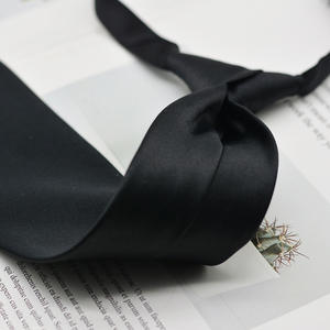 JK Krawatte weibliche einfarbige Jungen faule Krawatte schwarz Marine rot grau College Uniform Krawatte - Product Image 3