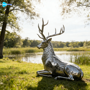 Moderne Maßgefertigte Geschweißte Edelstahl-Eulenskulptur Handgemachtes Kunstobjekt mit Galvanisierung - Product Image 6