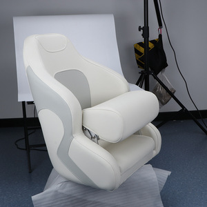 Foldable Uv Resistant Boat Seat High Back Soft <b>Padded</b> Captain <b>Chair</b> For Boats - Product Image 2