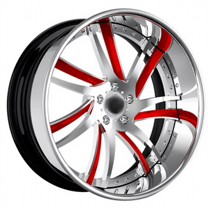 Rines Dorados para Auto 5x127 20 21 22 23 24 26 Pulgadas, Rines de Aleación de Lujo Forjados en Oro Rosa Cromado para Chevy Silverado <span class=keywords><strong>Mansory</strong></span> - Product Image 6