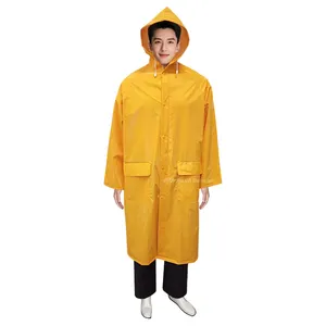 Manteau de pluie imperméable 2024 PVC imperméable hommes respirant logo personnalisé service randonnée manteaux de pluie pour adultes