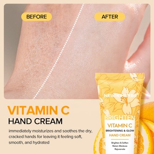 OEM Private Label naturale Vegan idratante <span class=keywords><strong>crema</strong></span> per le mani idratante vitamina C Mini <span class=keywords><strong>lavoro</strong></span> sbiancante <span class=keywords><strong>crema</strong></span> per le mani - Product Image 4