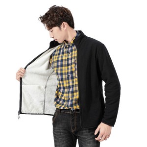 Veste <span class=keywords><strong>polaire</strong></span> unisexe de haute qualité, décontractée, à col montant, respirante, coupe-vent, avec poche zippée, pour l'extérieur - Product Image 5